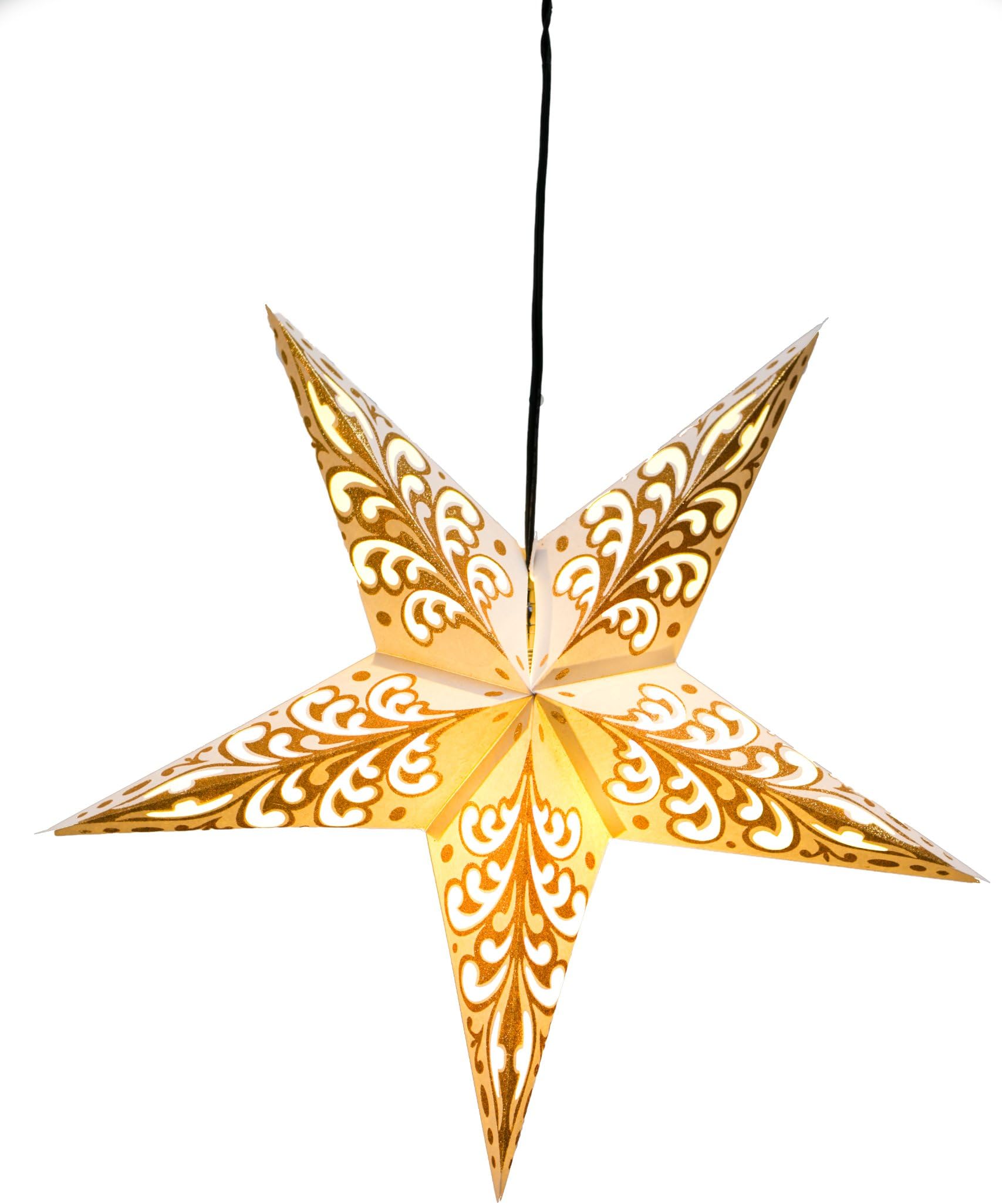 Om Gallery Paper Star Lantern, Caramel Conception