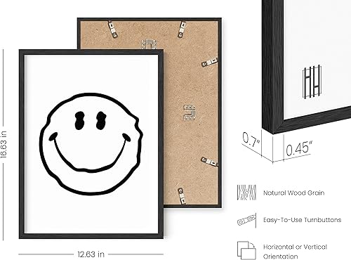 Miniatura 3 de Haus and Hues Trippy - Póster enmarcado para piedras, decoración de pared tríptica, póster de piedra para adolescentes, arte de pared tríptico,