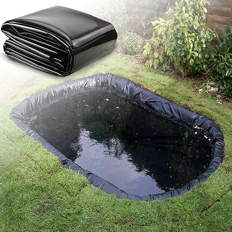 Image Fish Pond Skins Black Rubber Liner Pond Liner for Gardens Pools 2×2m 2x5m 3x6m 4x8m 5x5m 6x10m High Density Polythylene Garden Supplies (Size : 7x12m/22.9x39.3ft) Image Fish Pond Skins Black Rubber Liner Pond Liner for Gardens Pools 2×2m 2x5m 3x6m 4x8m 5x5m 6x10m High Density Polythylene Garden Supplies (Size : 7x12m/22.9x39.3ft)