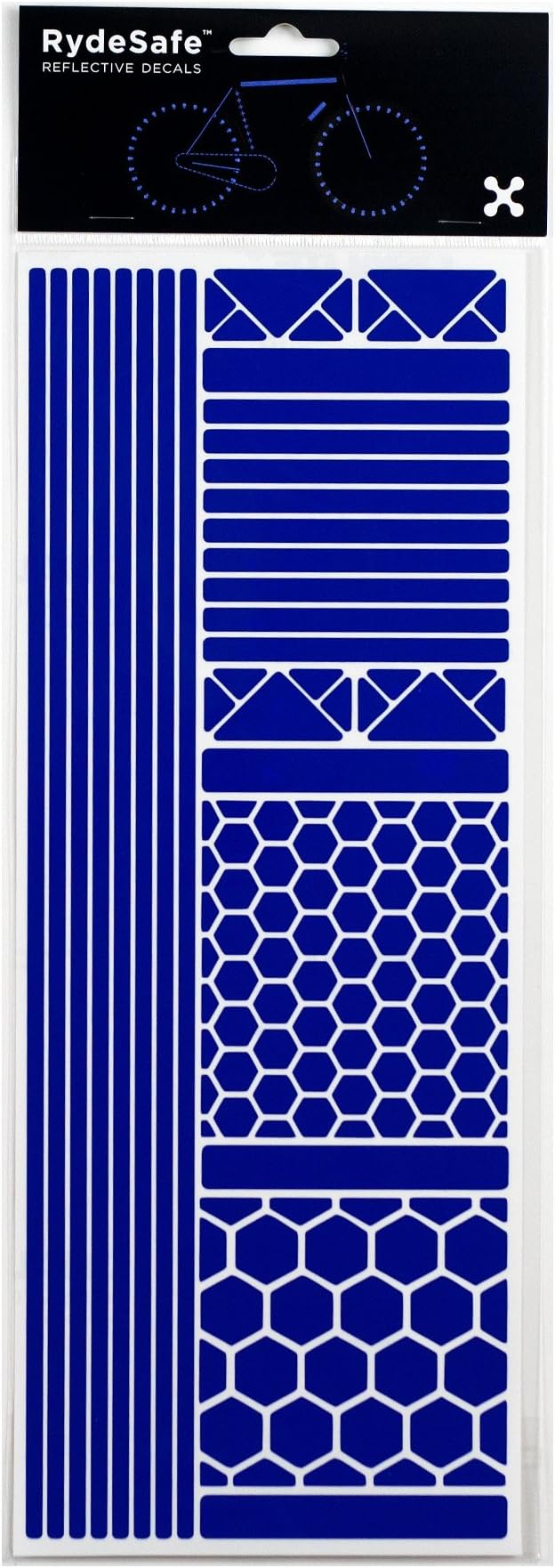 RydeSafe Reflective Decals Multi Shapes Kit Jumbo