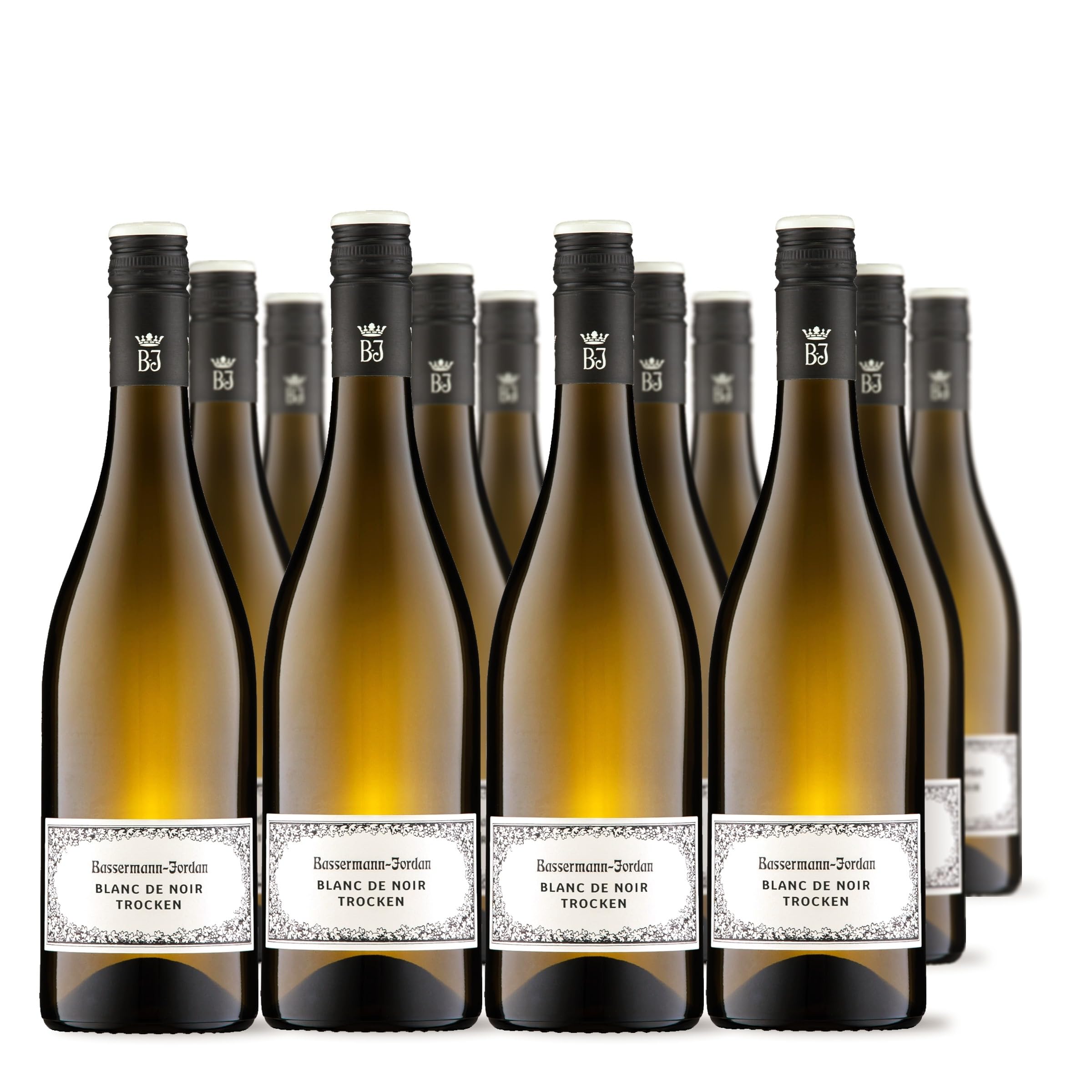 Bassermann-Jordan 2024/2025 Blanc de Noir trocken (12 x 0,75 l) inkl. weine.de-DropStop