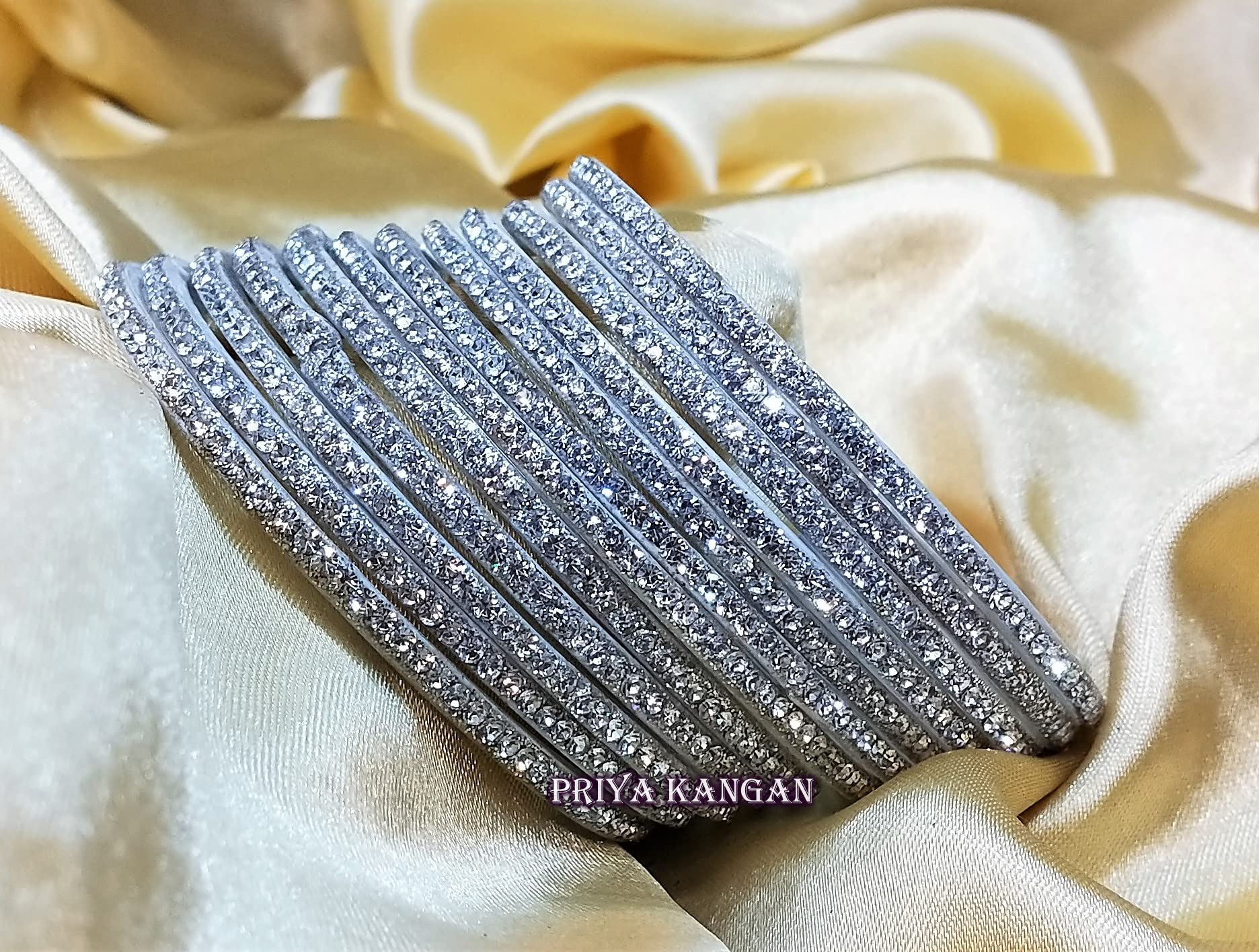AAA Stones Glass Bangles (Pack of 3 Boxes)