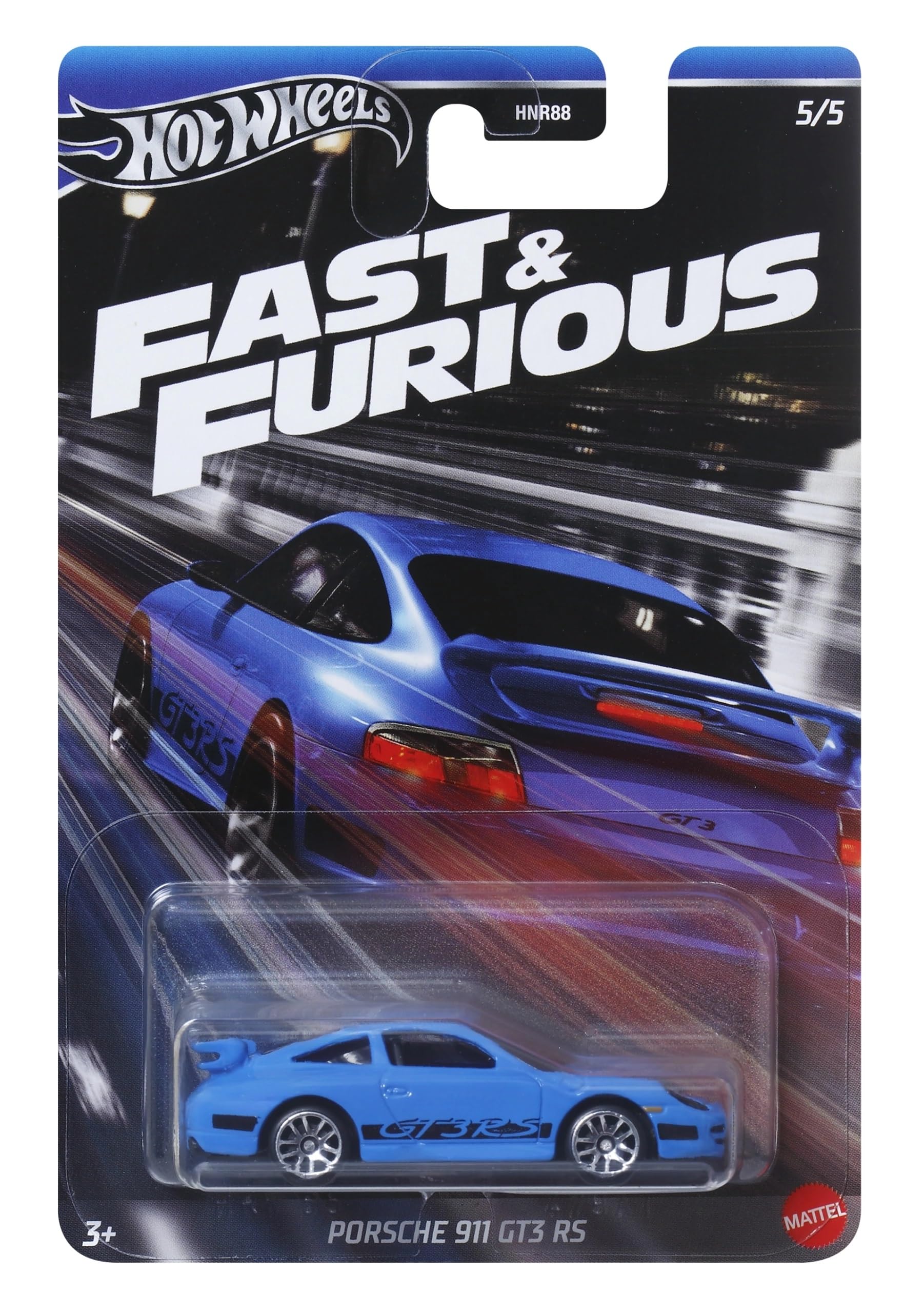 ミニカー Hot Wheels Porsche GT3 1:18 Hot Wheels Premium Porsche GT3-RS, scala 1:43, replica da