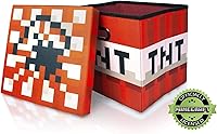 Vista 3 de MINECRAFT TNT - Cubo de almacenamiento organizador de bloques Bloque TNT de cubos de almacenamiento Cubos de organización Cubo cuadrado de 15
