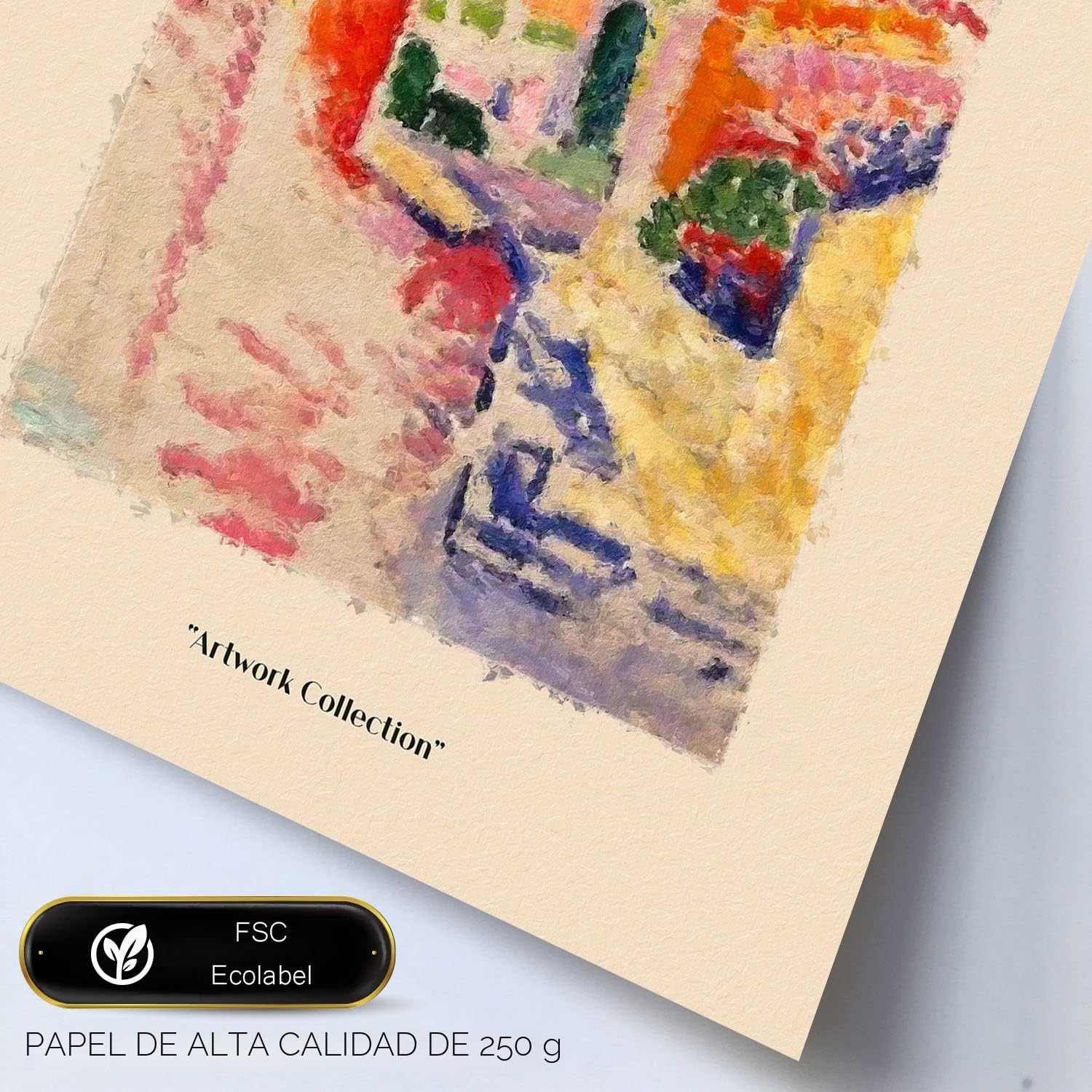 Nacnic Set de 6 Posters de Picasso y Matisse. Siglo Pasado. Láminas de Fauvismo y Surrealismo para el Diseño y Decoración de Interiores. Tamaños A3 & A4, Marcos Negros.