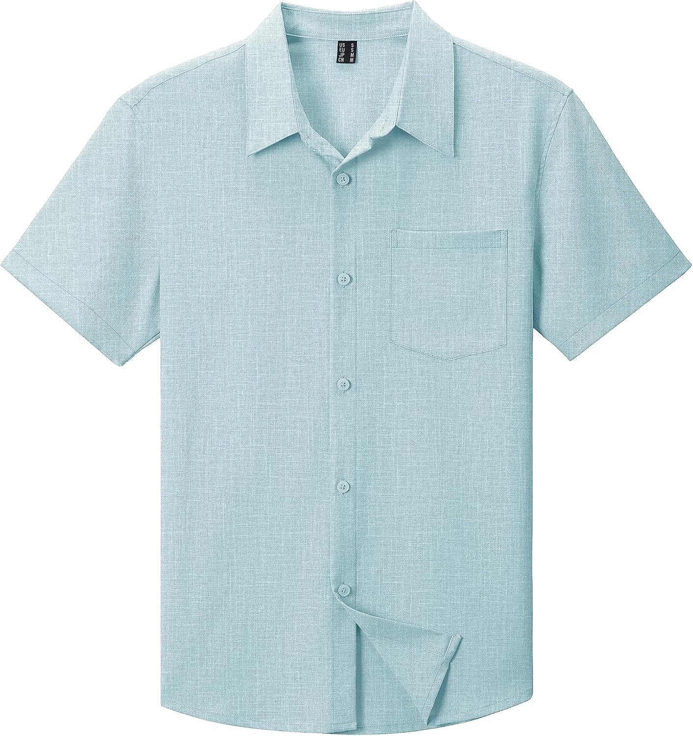 MAGCOMSEN Men's Short Sleeve Shirts Summer Button Down Casual Shirts Beach Vacation Wedding Shirt with Pocket image 3
