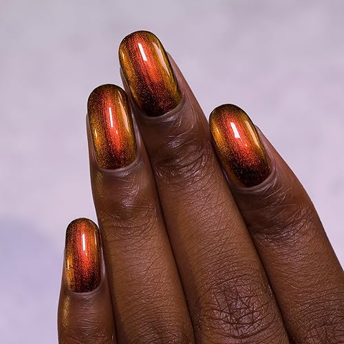 Miniatura 1480 de ILNP Madison Ave Esmalte de uñas holográfico metálico rosa antiguo