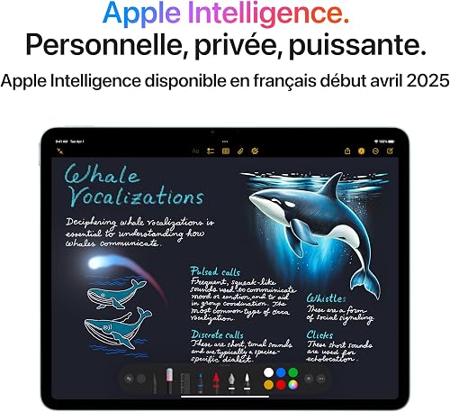 Apple iPad Air 13 inch with M3 Chip: Designed for Apple Intelligence, Liquid Retina Display, 128GB, 12MP Front/Rear Cameras, Wi-Fi 6E, Touch ID, Day Battery Life - Starlight - 3