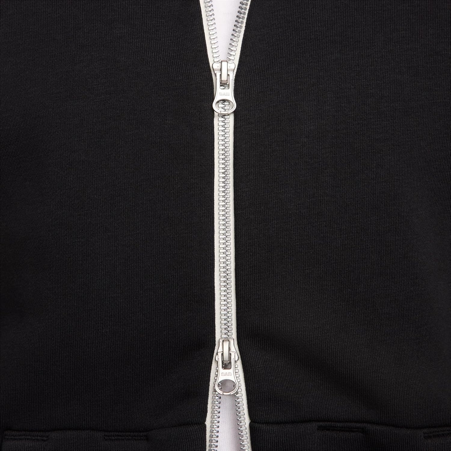 Nike Standard Issue Men's Dri-FIT Full-Zip Basketball Hoodie (FZ0222-010, Black/Pale Ivory) - Image 6