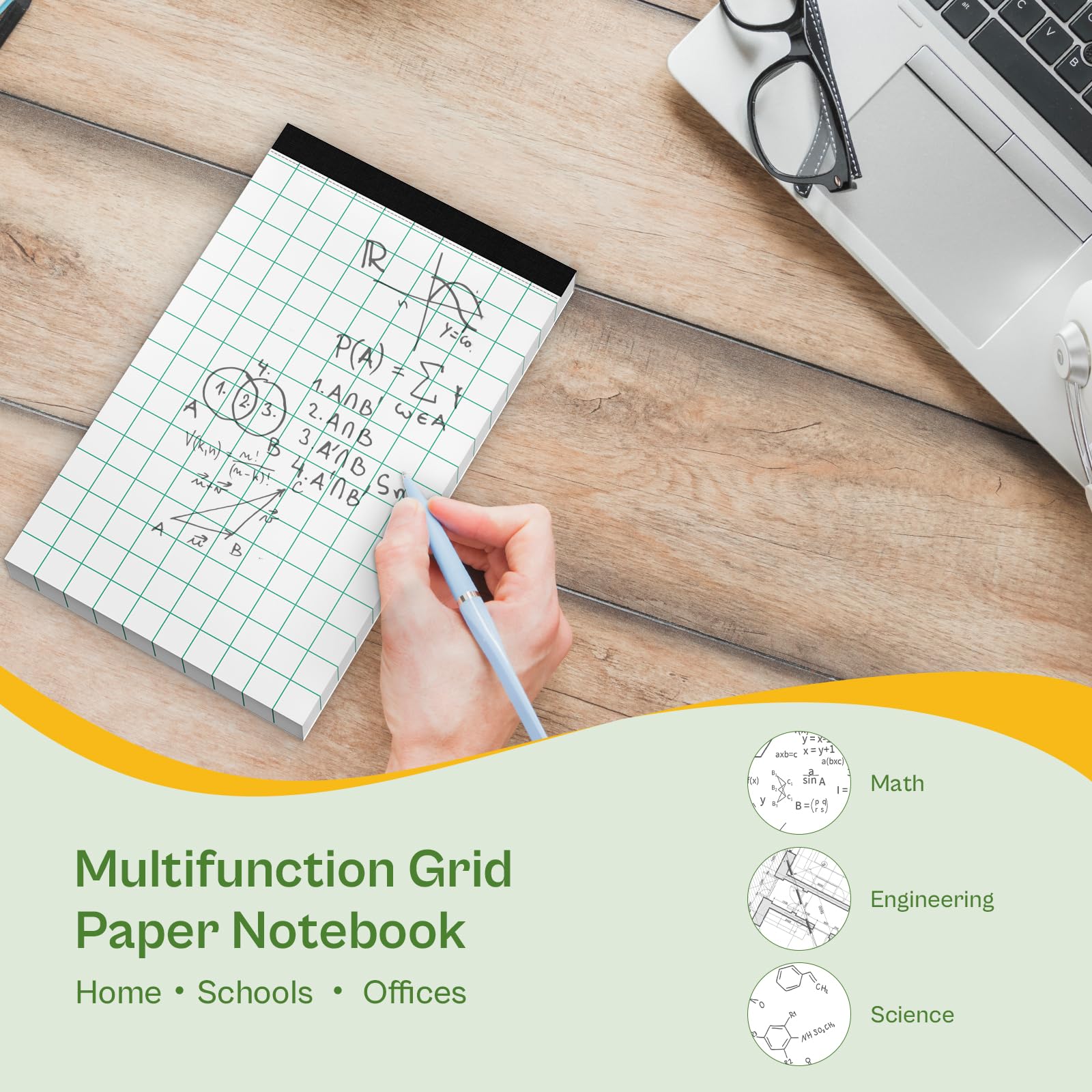 Graph Paper Pad 5x8 Grid Paper Pad 5x8 Inches U2013 Graph Paper Pad 4x4 ...
