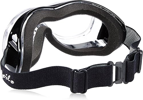 Miniatura 4 de Lentes de seguridad para motociclista, modelo Airfoil con acolchado para colocarse sobre los anteojos, de Pacific Coast