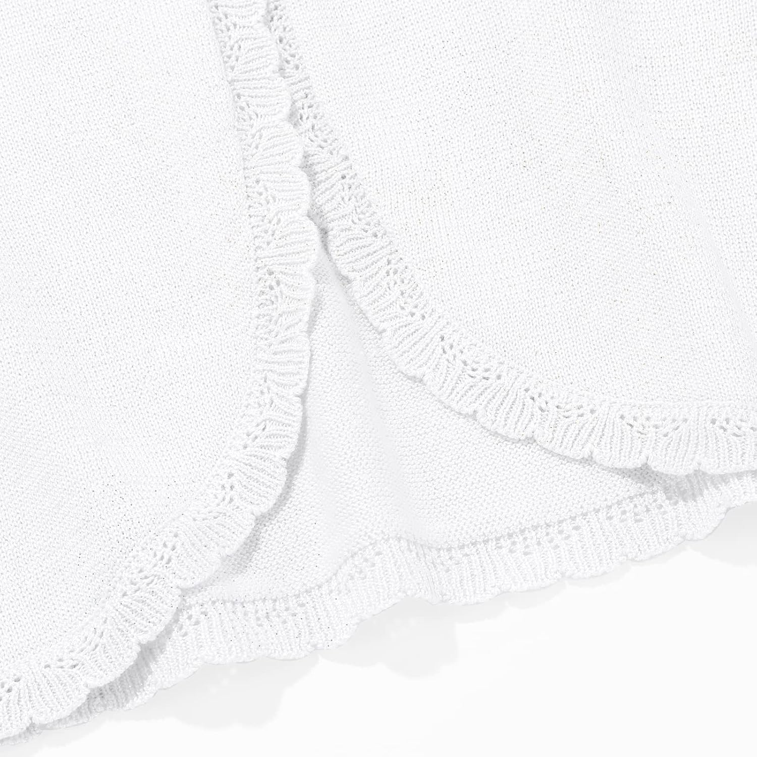 Girls Long Sleeve Sparkle Bolero Cardigan Kids Button Closure Knitted Shrug Cropped Sweaters Tops 3-12 Years - Image 7