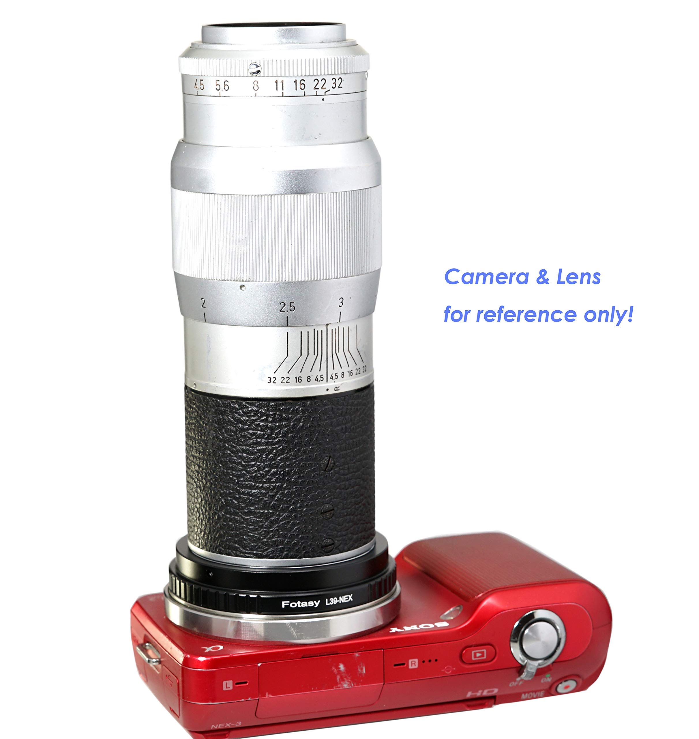 Amazon.com : Fotasy Copper Adjustable Leica M39 Lens to E Mount