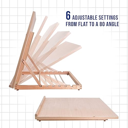 Extra Large Adjustable Wood Artist Drawing & Sketching