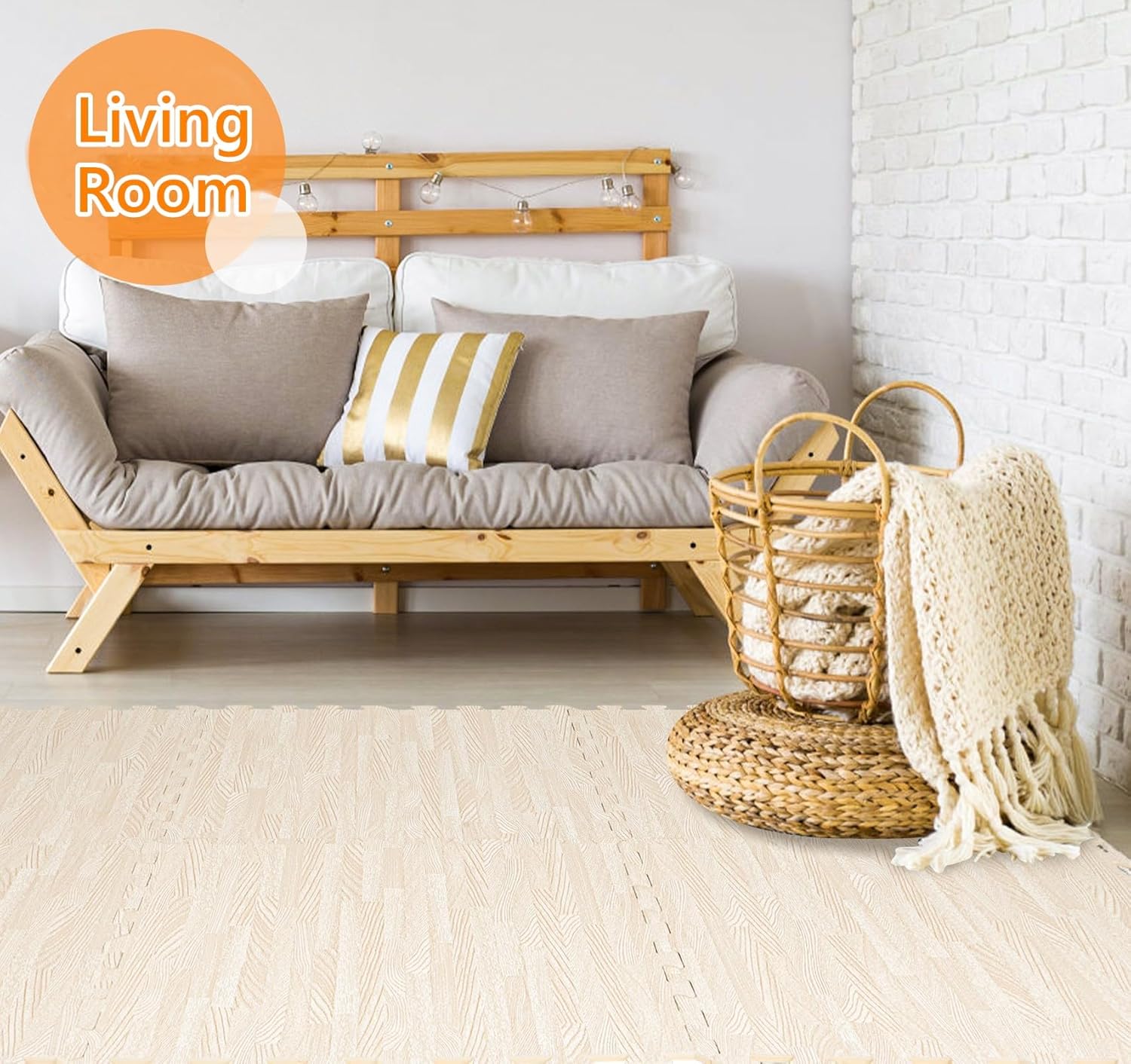 Transform Your Space: Nisorpa 78 Sq. Ft. Decorative Foam Floor Tiles Review