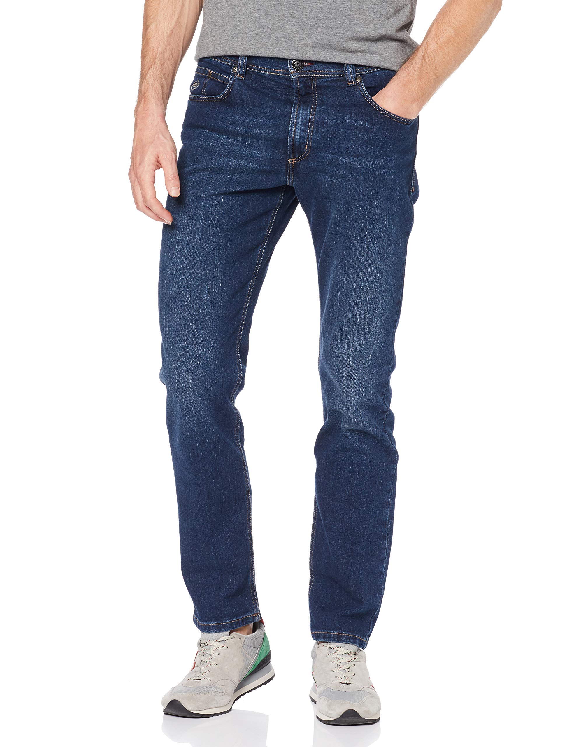 Bugatti Men's Blue 3280D-16640 Loose Fit Jeans, (Dark 363), W44/L34, (Dark 363), 44W X 34L