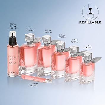 Lancome La Vie Est Belle Eau de Parfum - Women's Perfume, 3.4 Fl Oz Refill