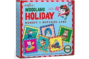 eeBoo: Woodland Holiday Memory & Matching Game for Kids 3+