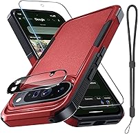 Vista 61 de RMOCR Funda para Google Pixel 8A, Cuerpo Completo Resistente Robusta a Prueba de Golpes Funda Protectora para Teléfono con Correa de Cordón