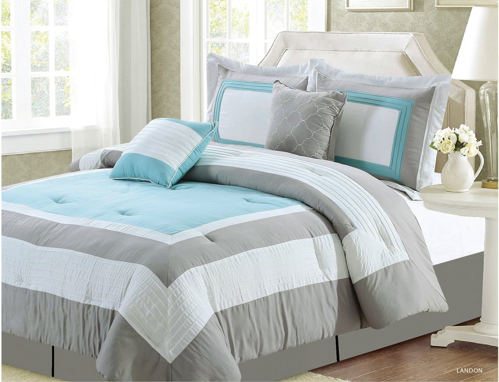 Doudous décoratifs King Duvet Minéral Sweet Home Collection lot de 6 pièces