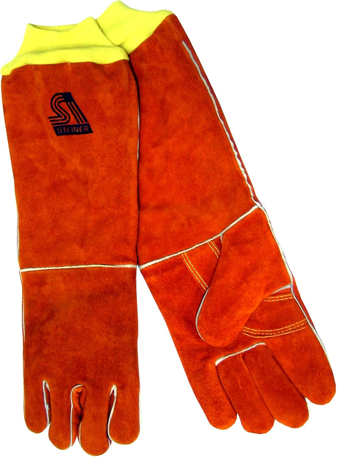Welding Gloves, Stick, L, Wing, 18 In. L, PR