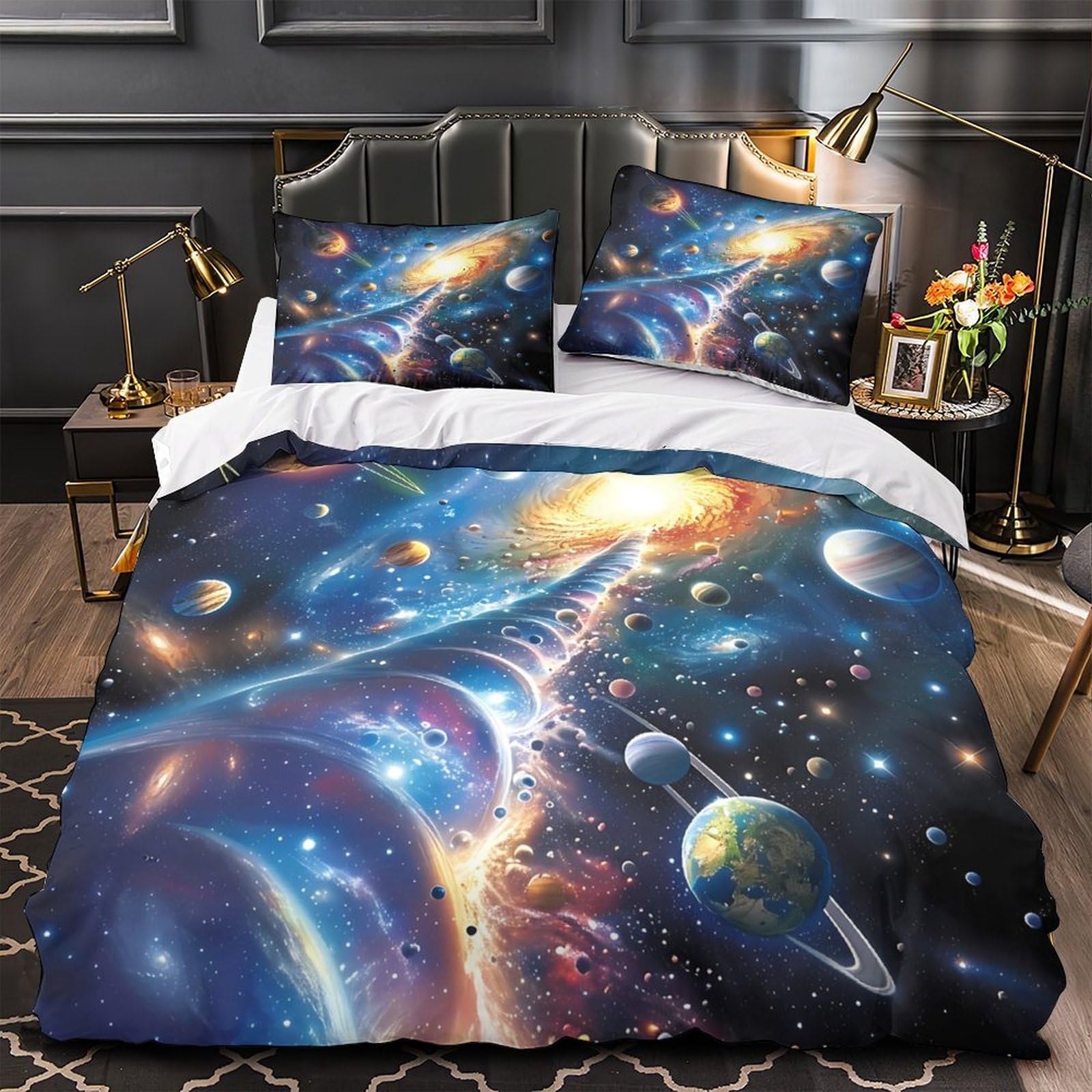 Housse de couette 3D microfibre de qualité supérieure