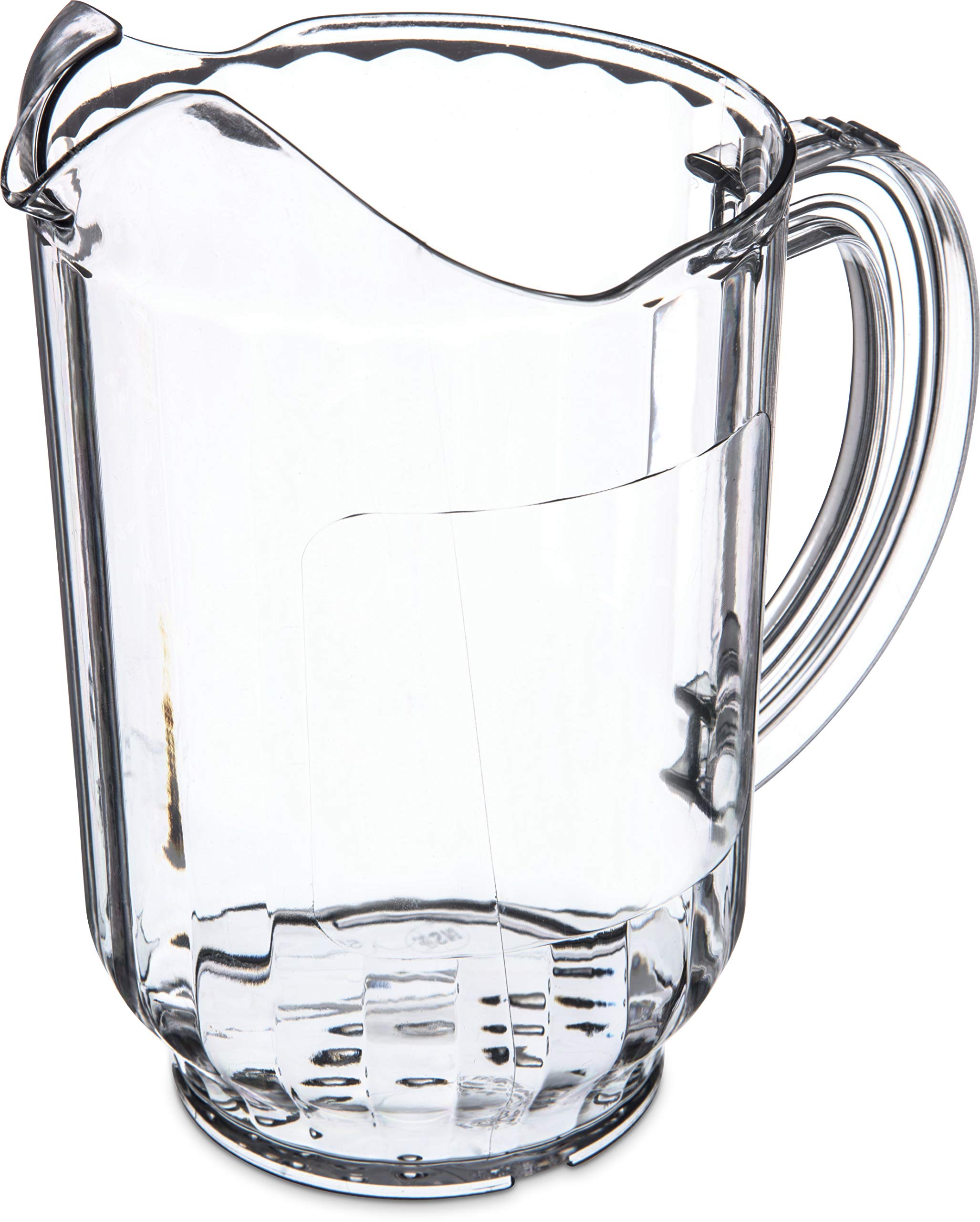 Versapour Clear Pitcher Tall Pitcher for Kitchens by Carlisle FoodService Products – 60 Ounces, Polycarbonate (PC), Clear, Model 554007