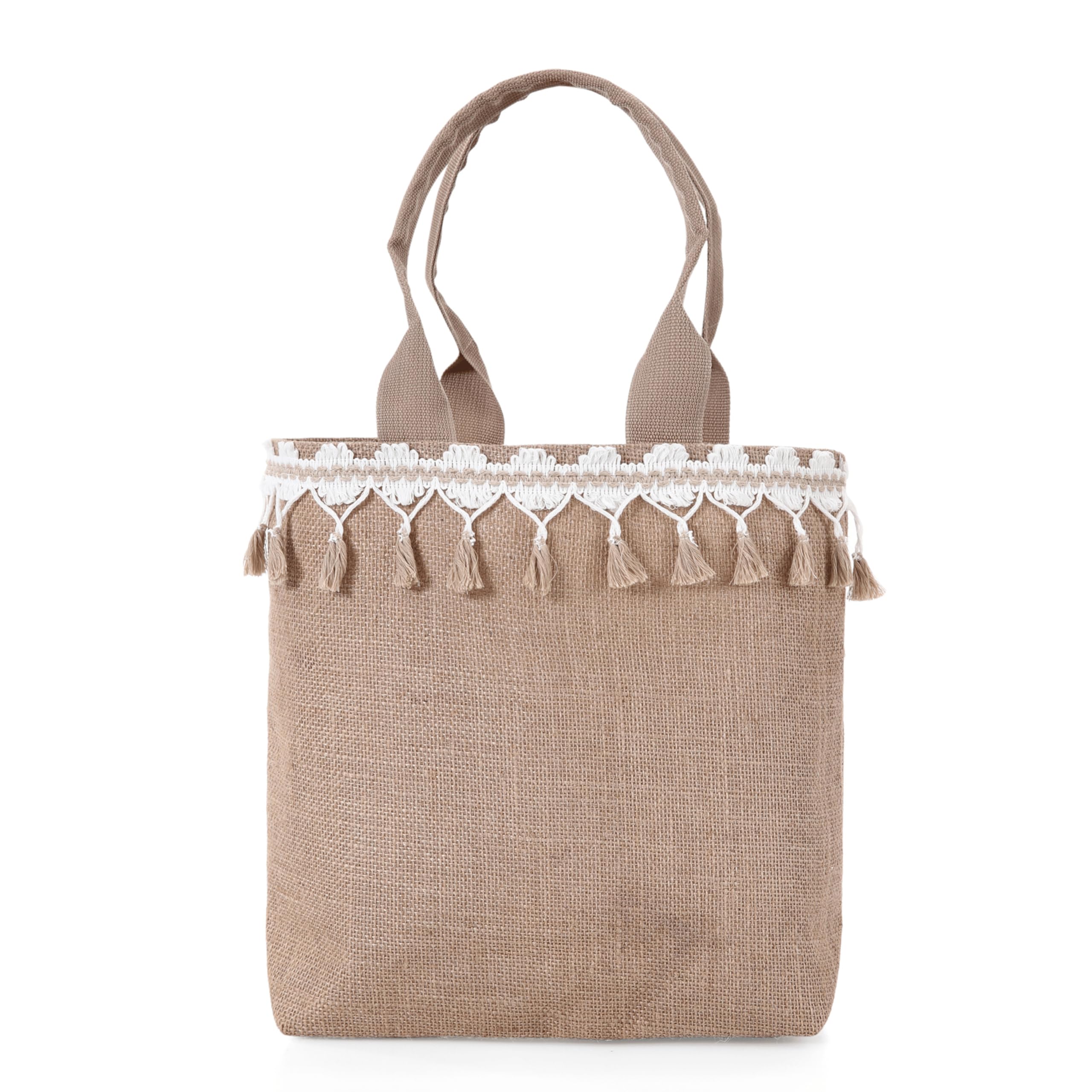 QutBagStraw Beach Bag Jute Ethnic Pattern, Woven Straw Beach Tote Bag, Weaving, Swim, Gym, Shopping, Travel Bag (Ethnic Pattern Safari), Large, Blue, Green, Black, Red, Lila