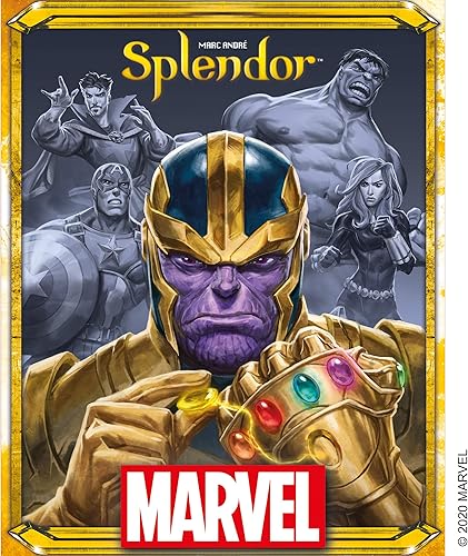 Miniatura 1 de Asmodee Marvel Splendor - Juego de mesa unir héroes y gemas en una aventura de estrategia épica, juego familiar para niños y adultos, a partir de 10