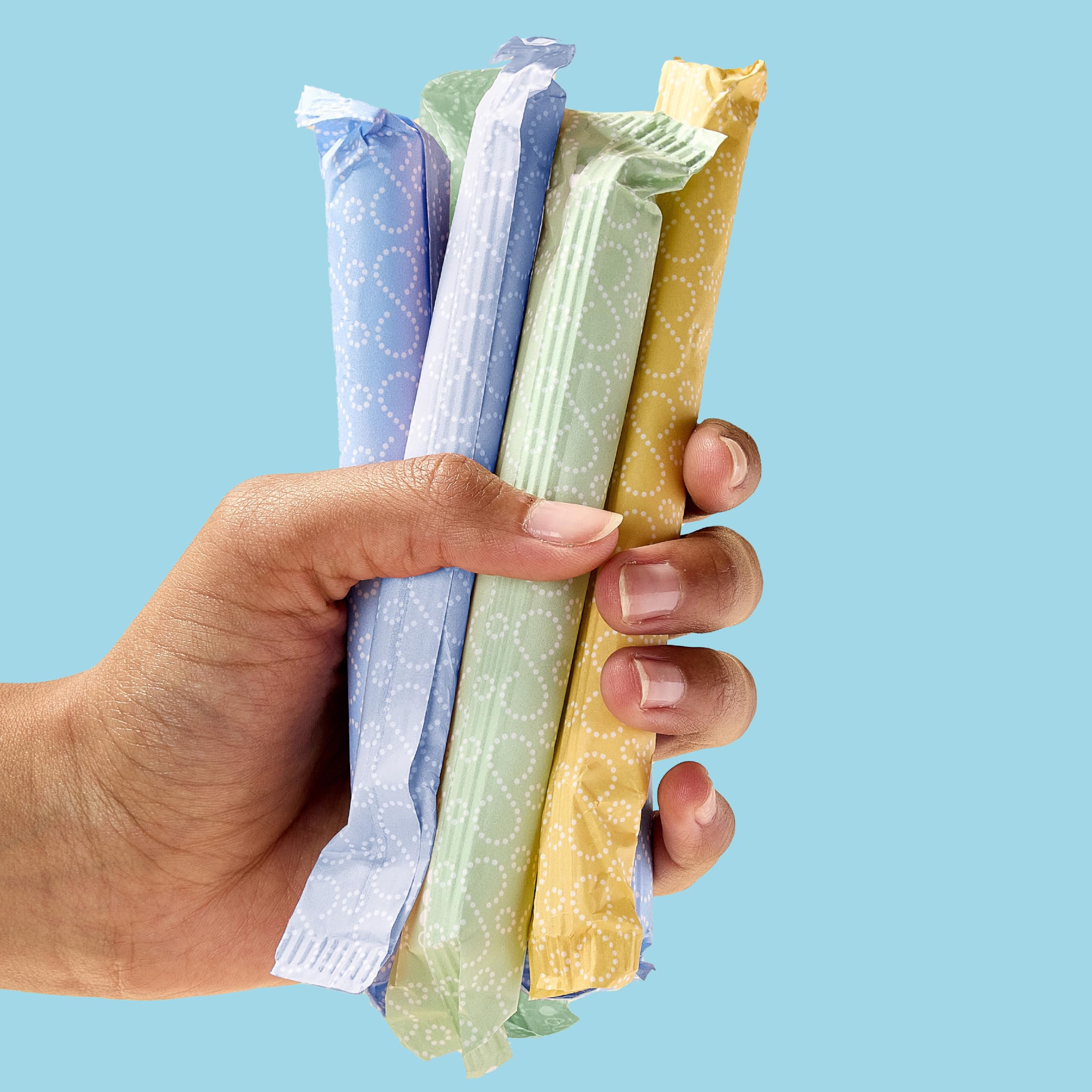 &SISTERS® Mooncup Tampons mit Karton-Applikator, mittlere/superstarke Durchflussrate, Bio-Baumwolle, 168 Tampons