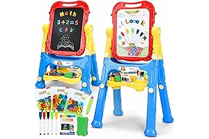 STEAM Life Toddler Chalkboard Easel for Kids