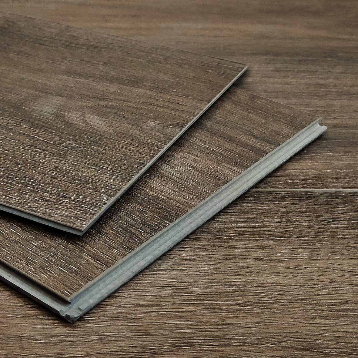 Dotfloor Vinyl Planks Flooring Tiles 30.88 sq.ft SPC Floor Plank Interlocking Floating Planks