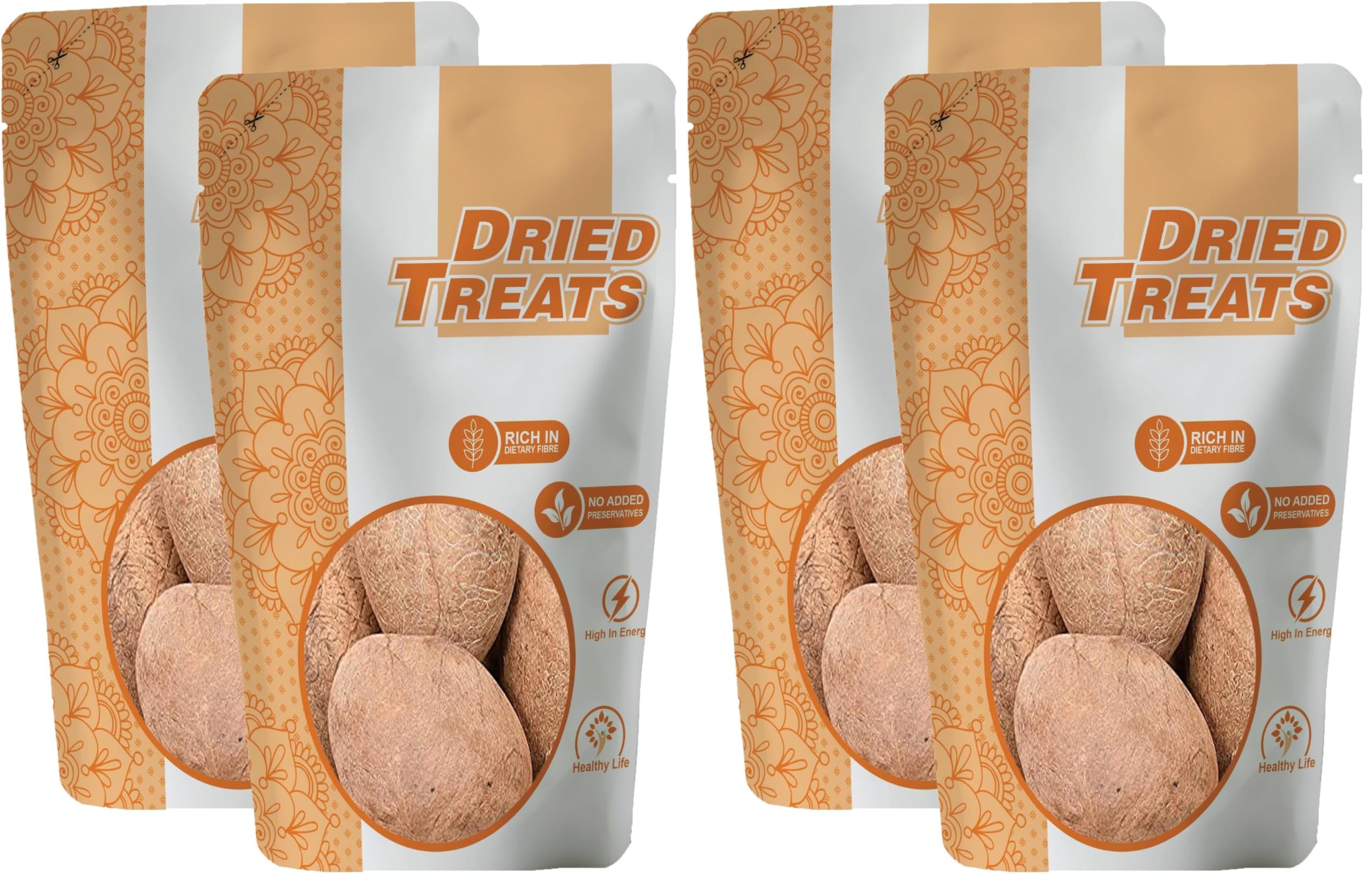 Dried Treats Dried Fruits Nuts And Seeds (Dry Gola/Gola Copra, 500 Gram (2X250 Gram)) (Pack of 2)-image-34
