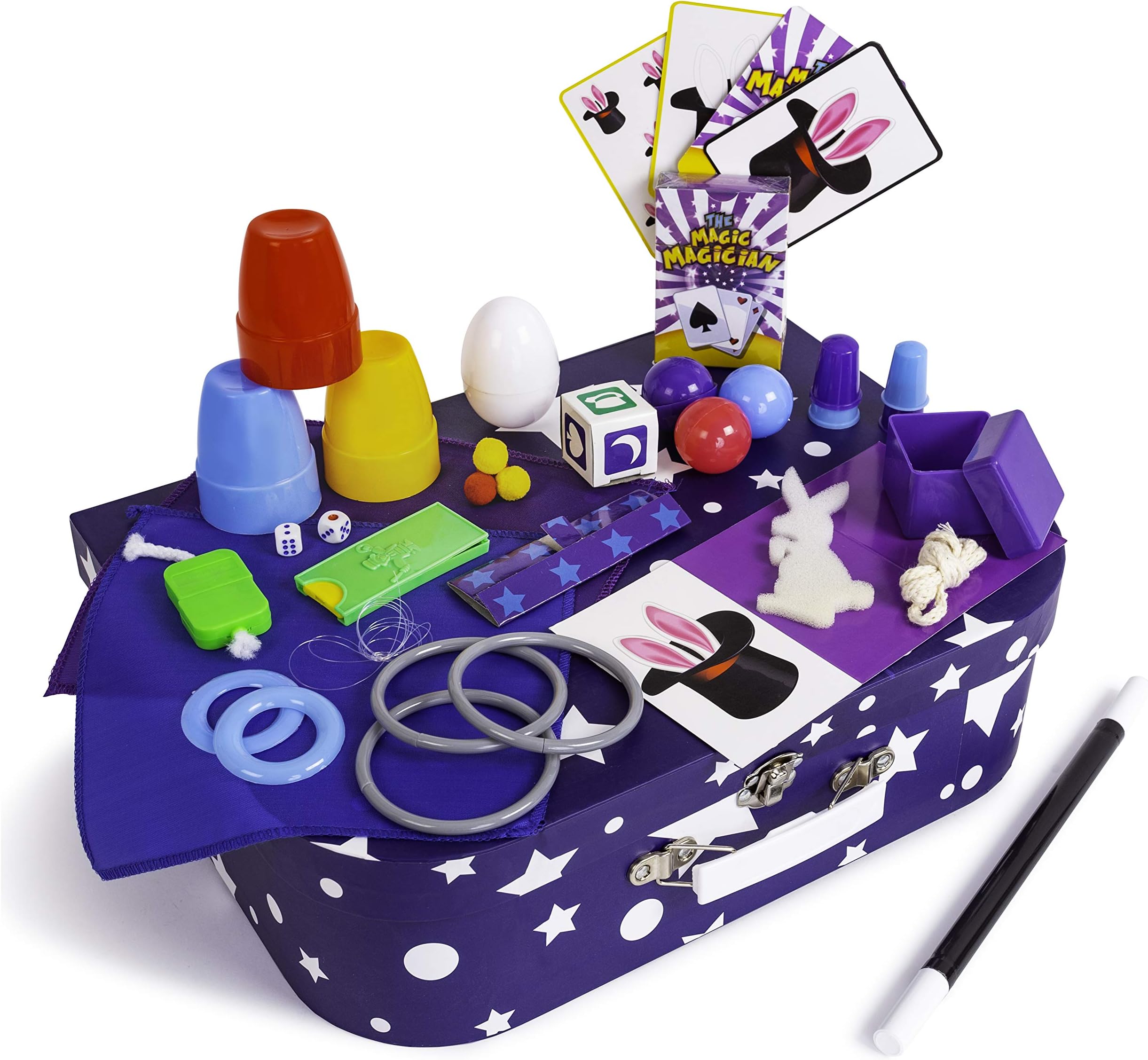 abeec R65-1365 Magician Set-Over 150 Tips Bumper Suitcase of Magic Tricks for Children