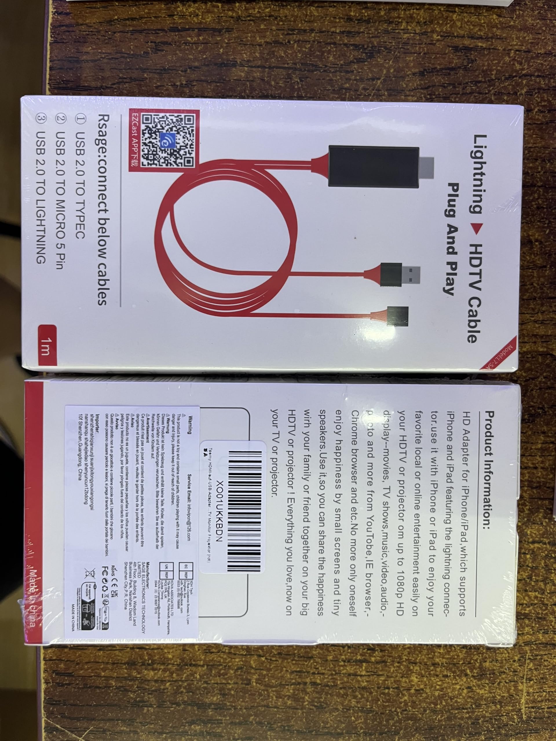 Kabel adaptera HDMI na USB, adapter kablowy żeński do HDMI męski HDTV do telefonu z systemem operacyjnym Android do monitora telewizyjnego projektor (czerwony)