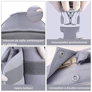 Pittoreks Baby Carrier チャコールグレー Ocanoiy Baby Carrier Newborn to Toddler All Carry Position