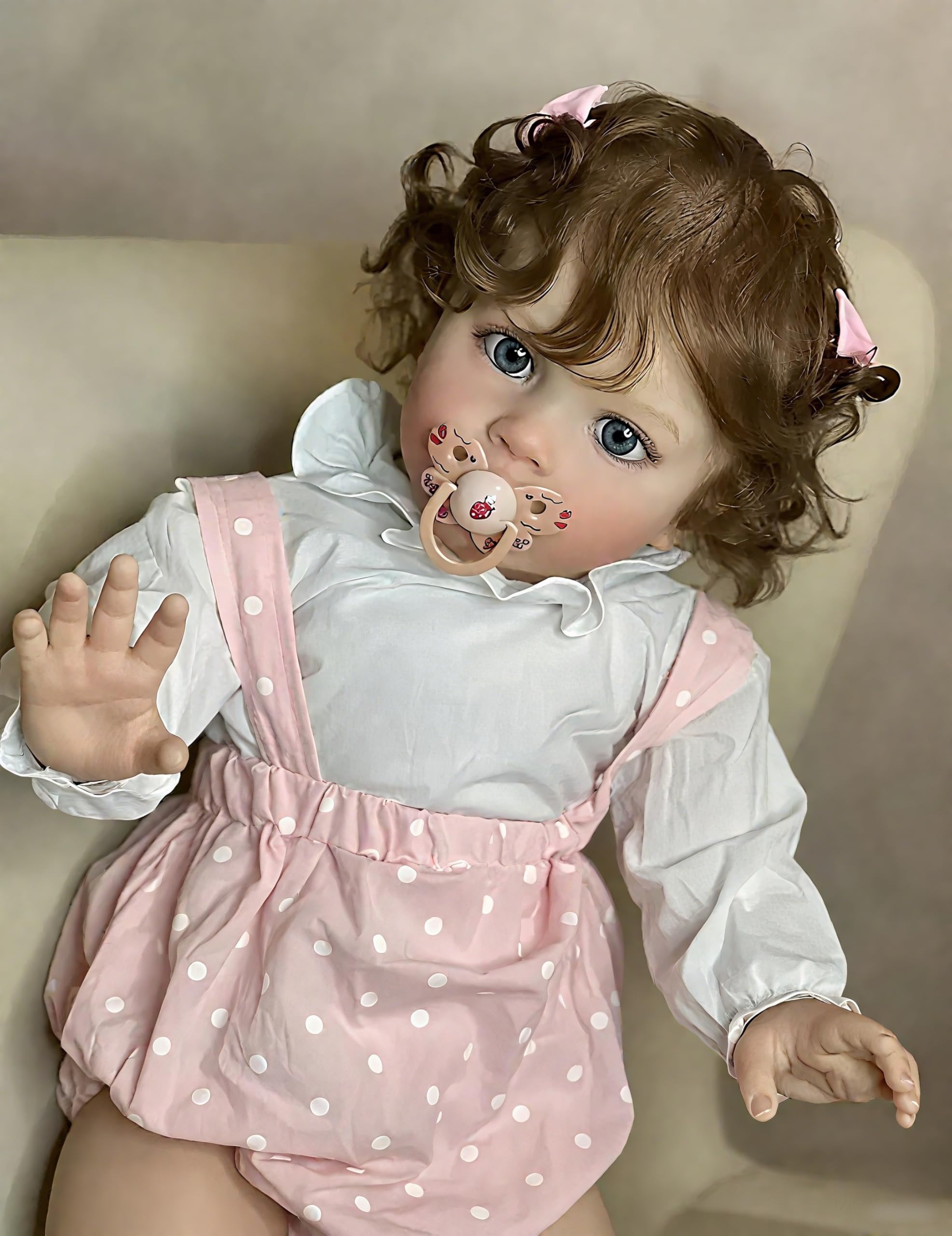 ⭐リボーンドール PIPPAちゃん(訳あり)⭐ Amazon.com: 26 Inch Pippa Reborn Doll Princess Toddler Real Born