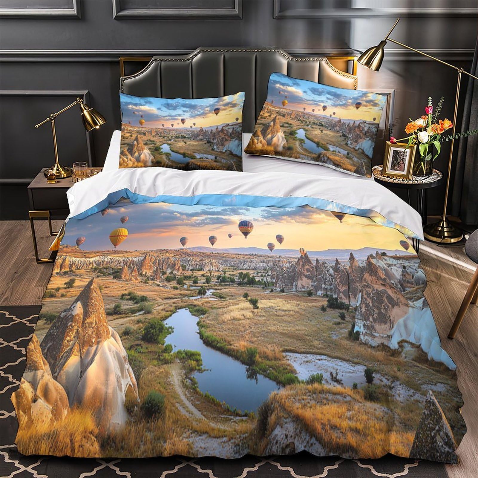 Housse de couette hip-hop imprimé 3D microfibre ado