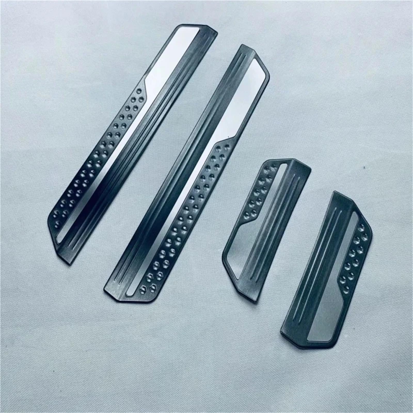 Naklejka 3D do Hondy, pasuje do Vezel HR-V E:HEV 2021 2022, listwy progowe, listwy ozdobne, listwa progowa auto podpora nogi stopień pojazdu(SS black)