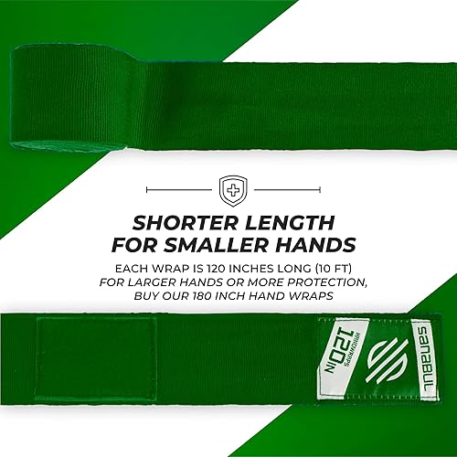 Miniatura 2 de Sanabul Vendas elásticas de mano de boxeo de 120 pulgadas  Vendas de mano de kickboxing para guantes de boxeo para hombres, mujeres y niños  Muay