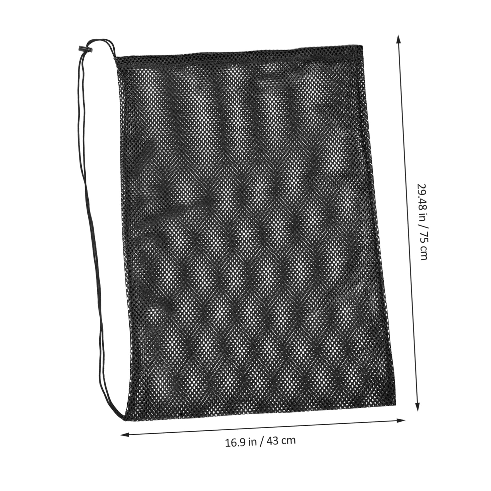 Sosoport Drawstring Mesh Storage Bag for Basketballs and Footballs Portable Backpack for Gym Recreation Centers and Schools Durable and Easy to Use