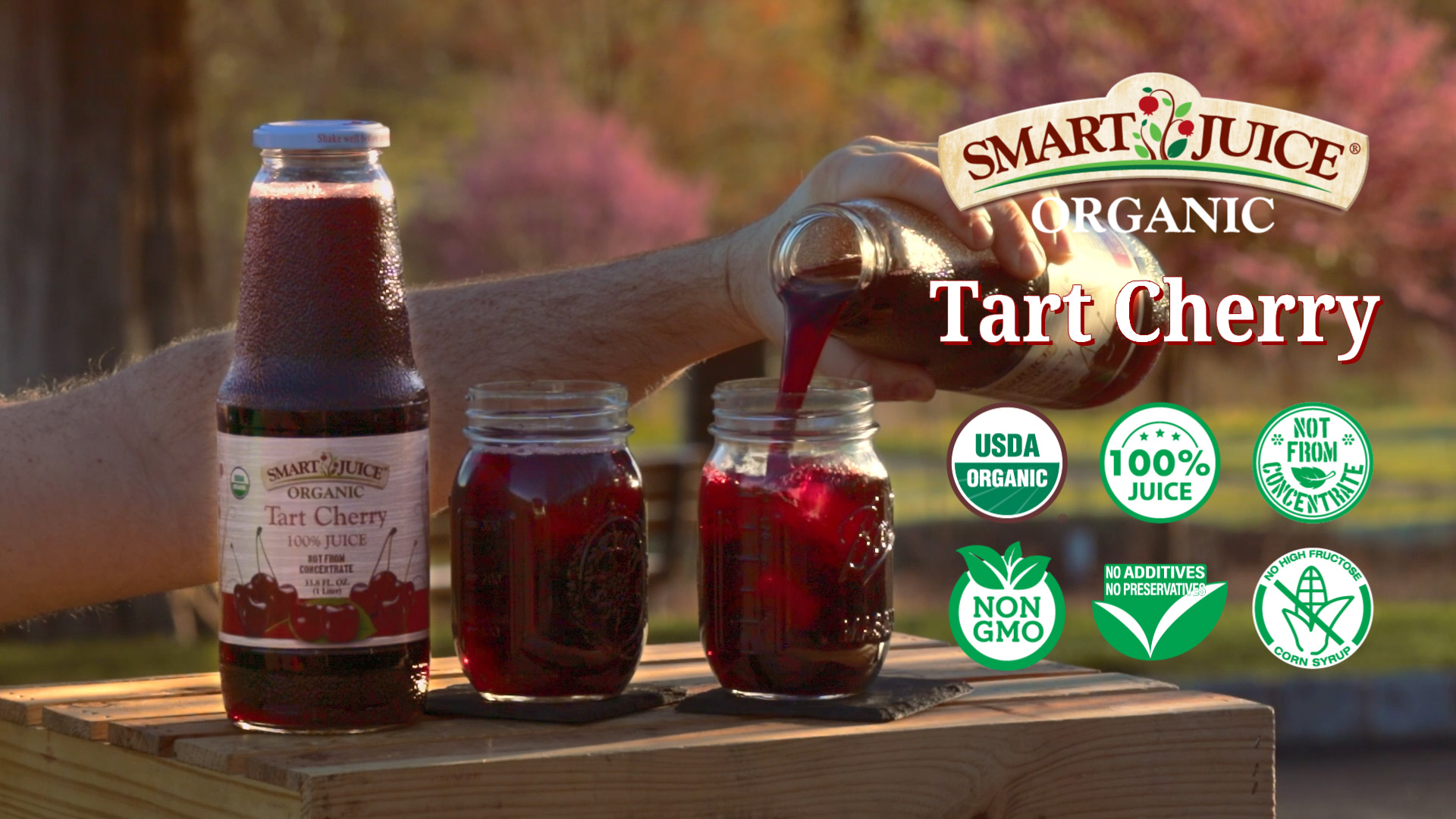 Amazon.com : Smart Juice Organic Tart Cherry Juice - 100% Juice