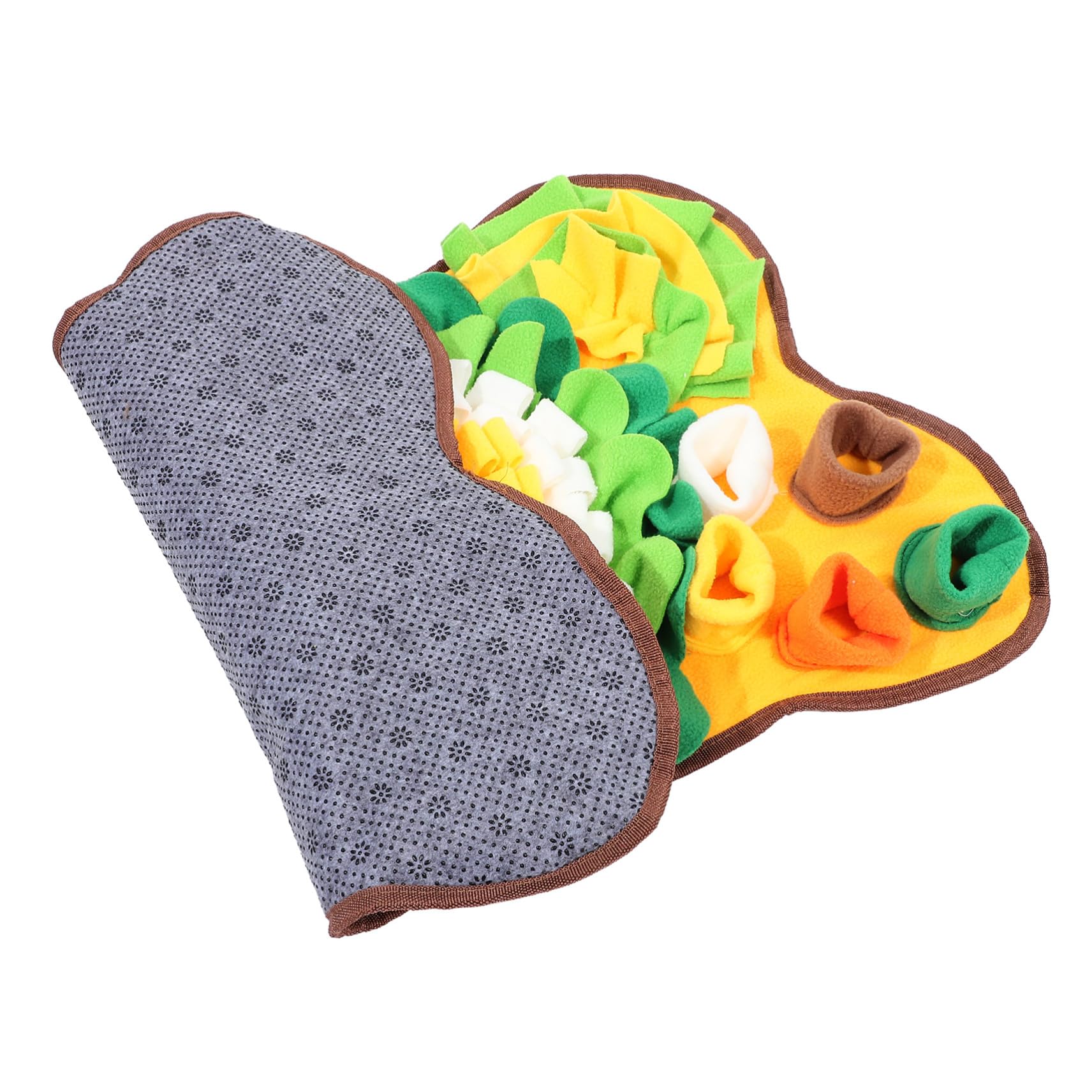 Tapis de fouille pour chiens en forme d'os anti-glisse