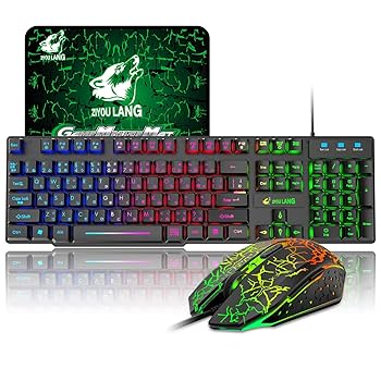 パソコン　★美品★ ＋メモリ・マウス・キーボード・コード付き Amazon | LexonTech x ZIYOU LANG T13ゲーミングキーボード