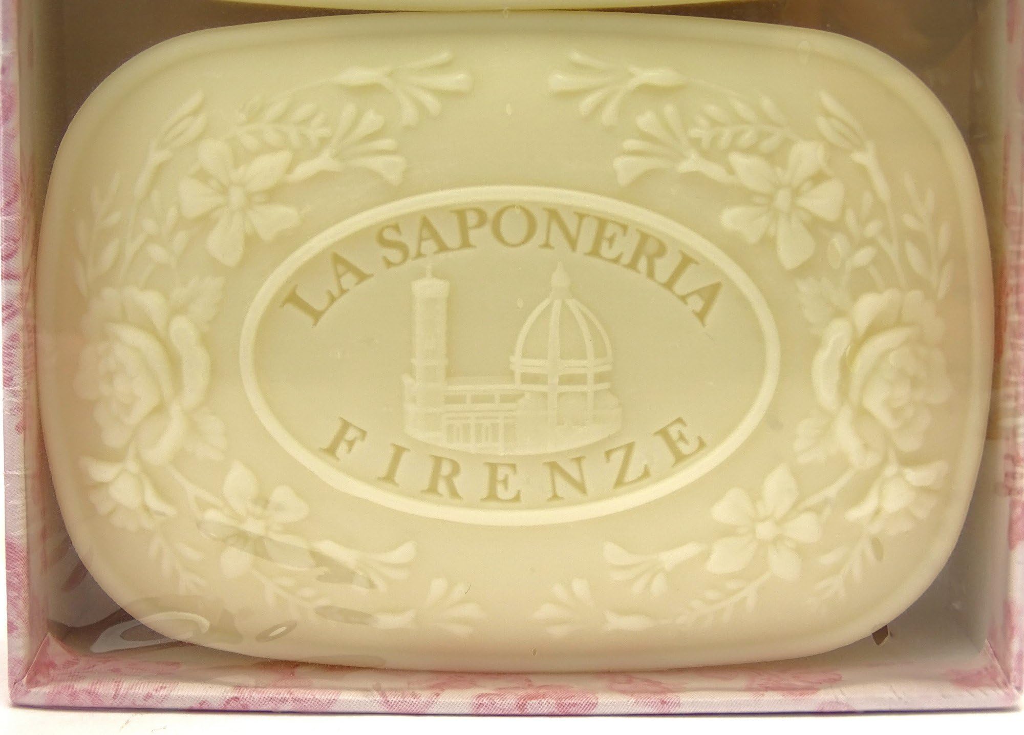Saponificio Artigianale Fiorentino Firenze Rose Carved Soap Gift Set 3 x 150g (5.29 oz)