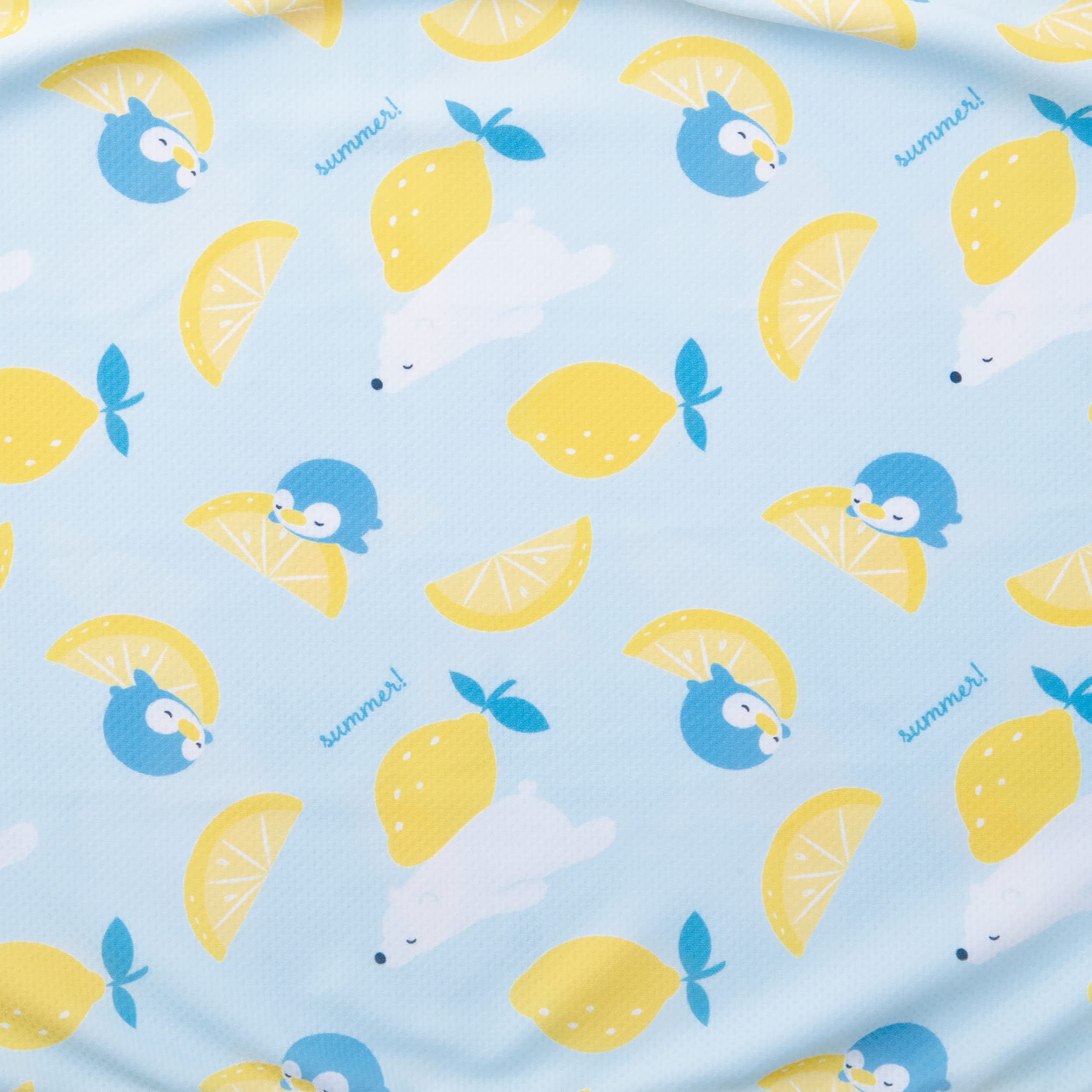 LIV HEART Libuhahato 14024-01 Cool Towel, Leisure Cool Nemu Nemu (Total Length: Approx. 39.4 inches (100 cm), UV Protection, Cooling Material