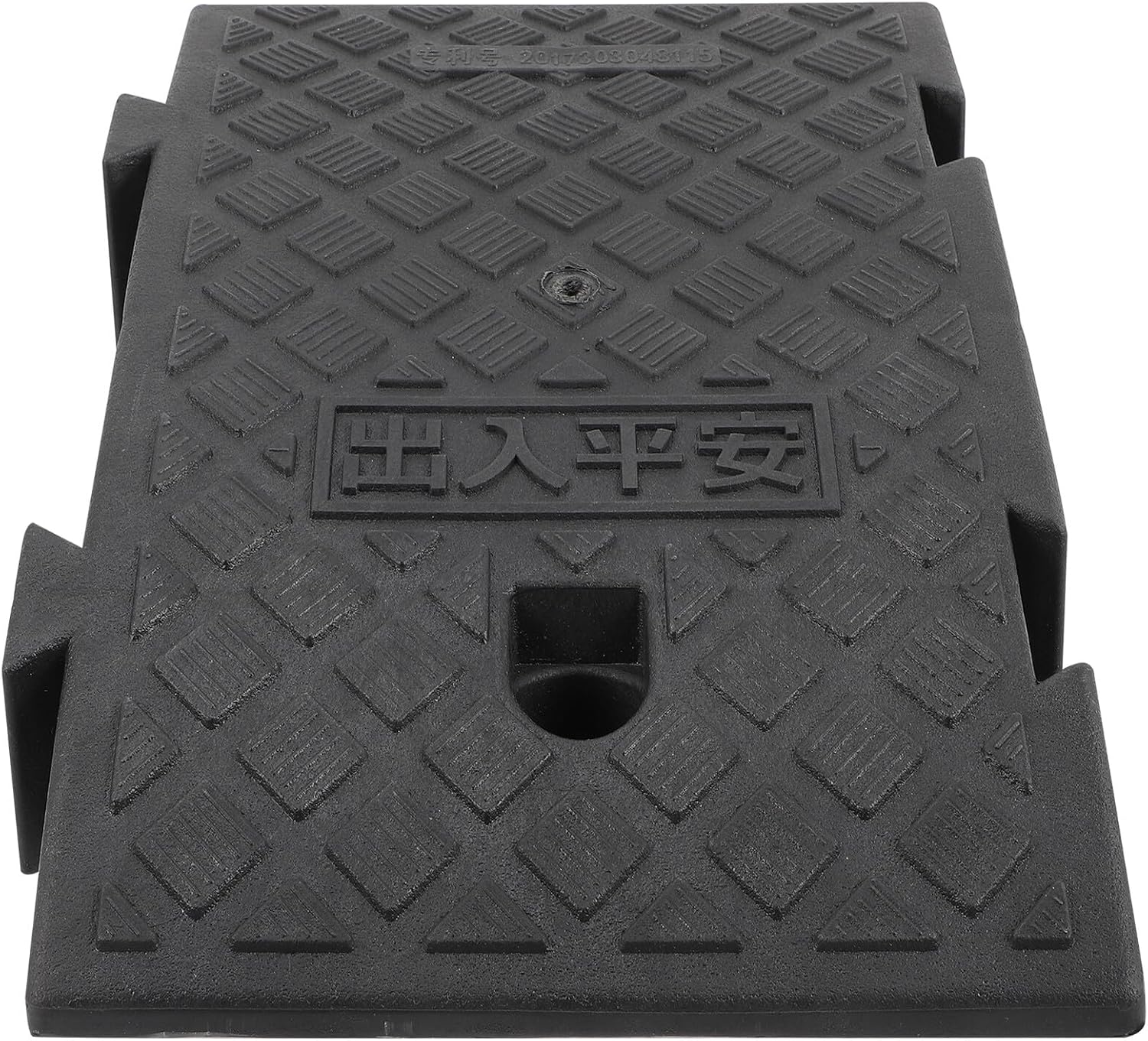 Heavy Duty Plastic Curb Ramp Mat 26x40x16cm Black Portable Slope Ramp for Driveway Garage Loading Motorcycle Accessories