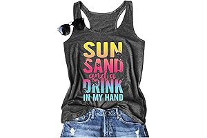 Sun Sand and in My Hand Tank Top