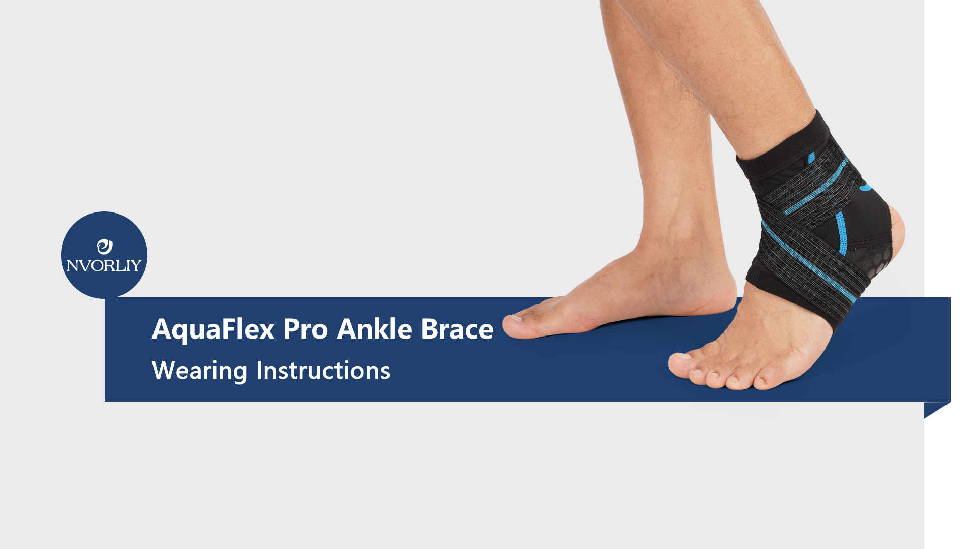 Nvorliy AquaFlex Pro Knee Brace, Compression Knee Sleeve For Swimming, Aquati