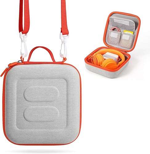 Funda de viaje compatible con Yoto Mini, funda protectora rígida compatible con mini reproductor, funda portafolio de tarjetas de audio para niños,